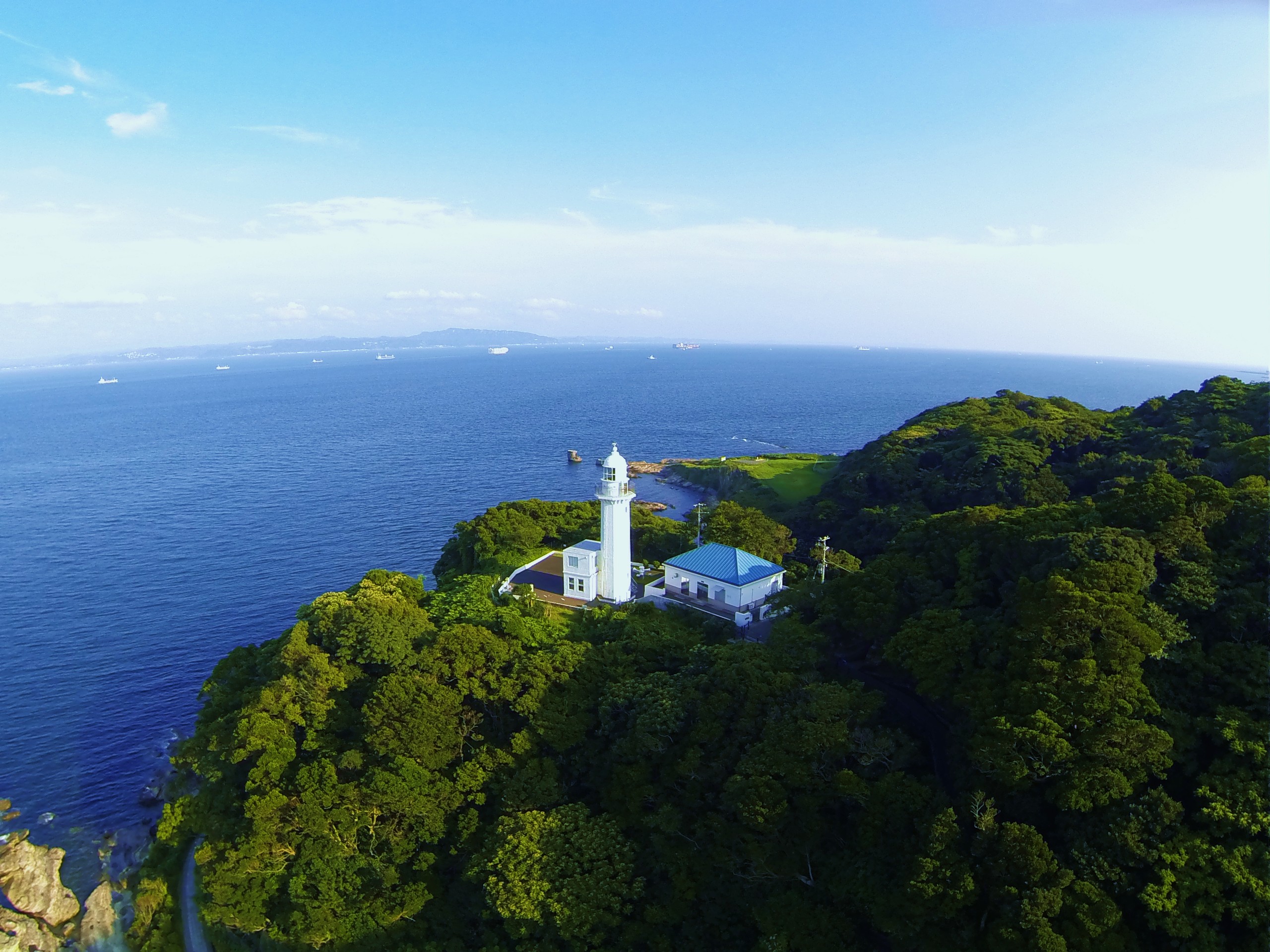 のぼれる灯台　観音埼灯台