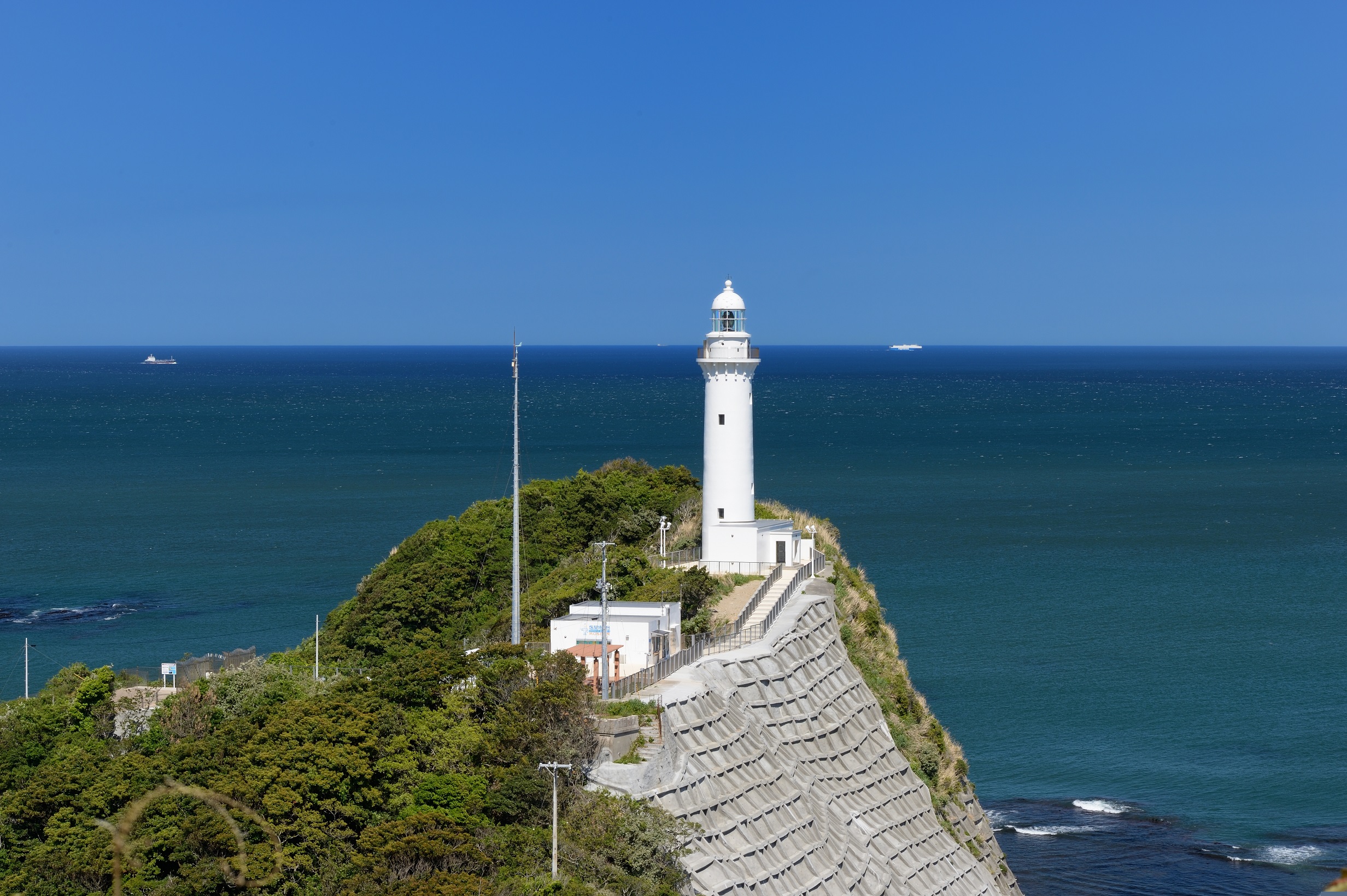 のぼれる灯台　塩屋埼灯台